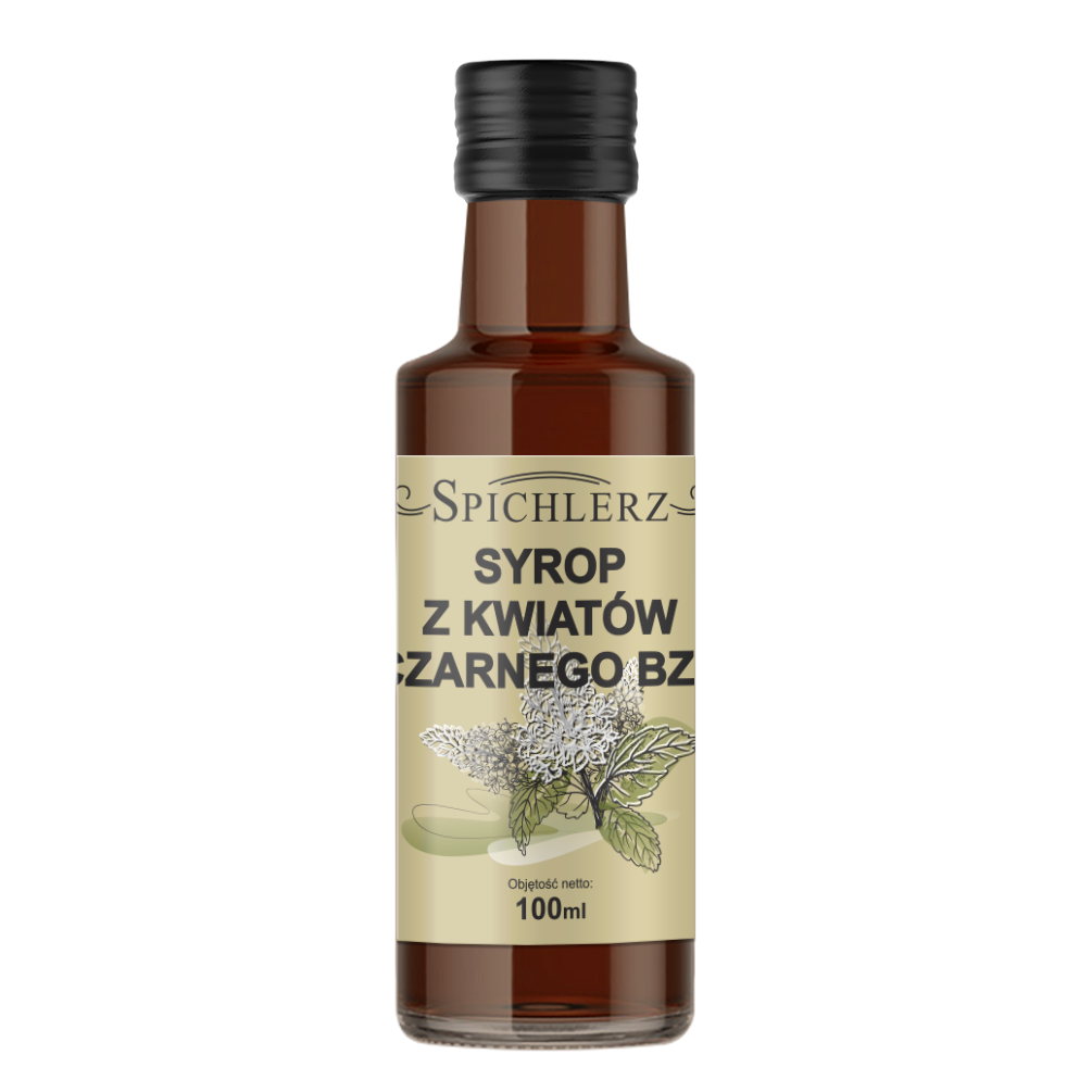 Syrop z kwiatów czarnego bzu 100 ml